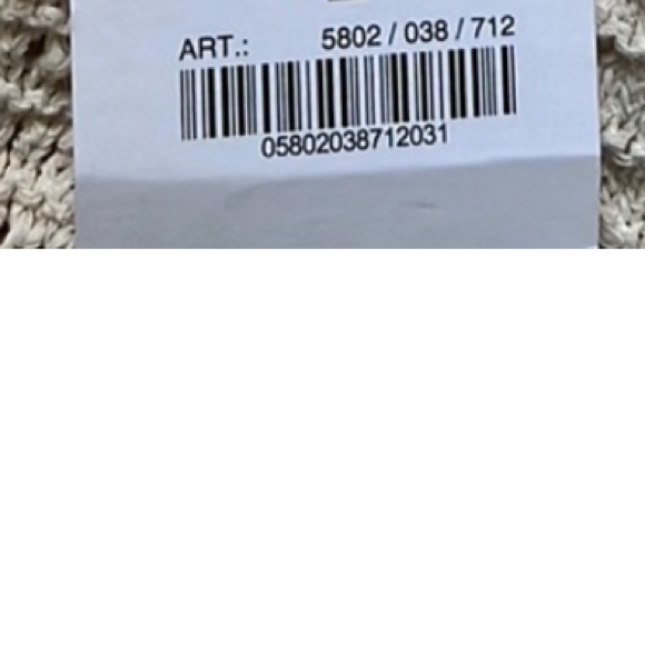 RARE, NWOT! Zara Ruffled Knit Mini Dress w Tie Strap, Cream, M / L - Picture 8 of 11